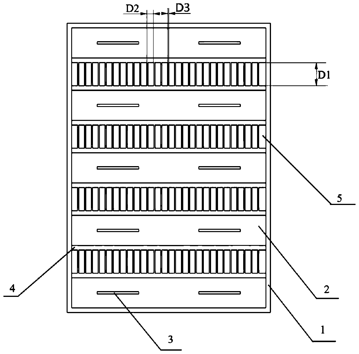 Lithium ion battery module thermal management system based on phase change material- fin composite structure