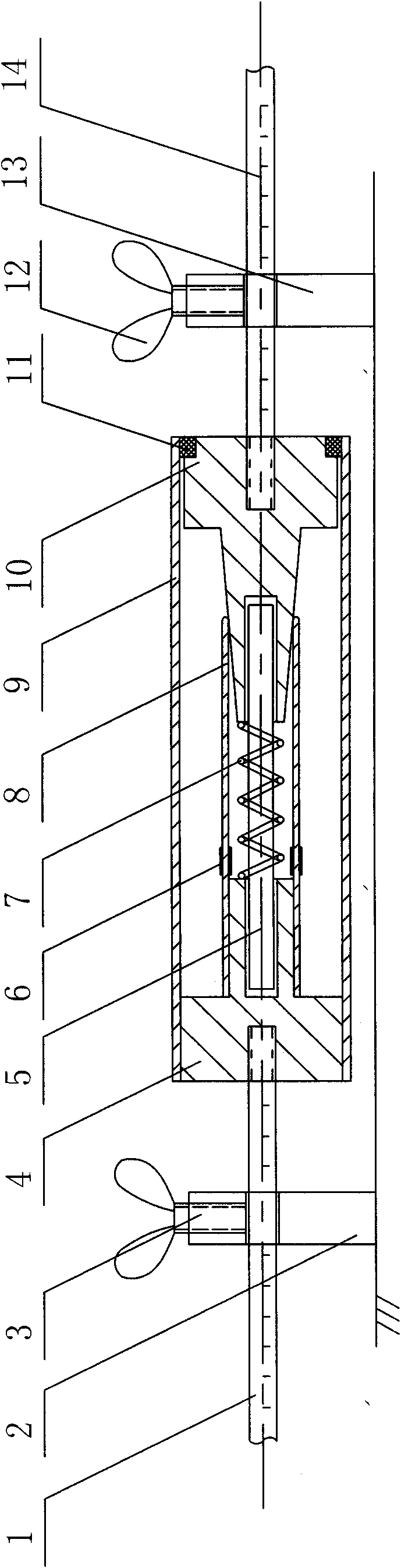 Two-cantilever large-deformation strain measurement sensor