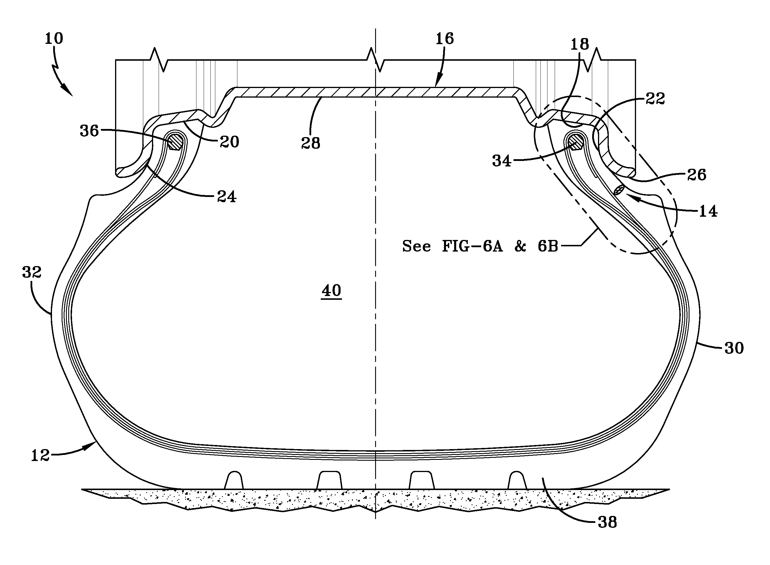 Self-inflating tire and pressure regulator