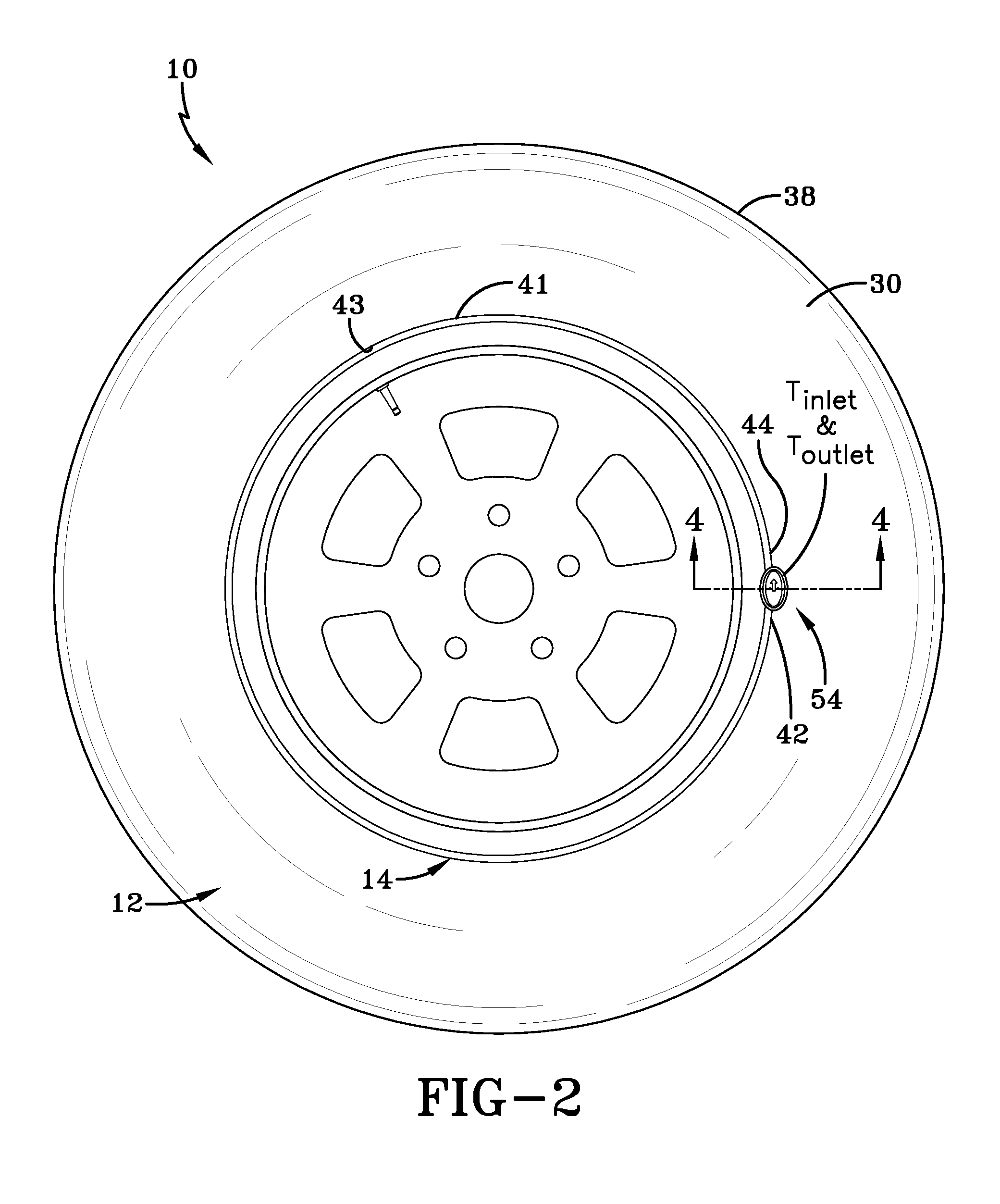 Self-inflating tire and pressure regulator