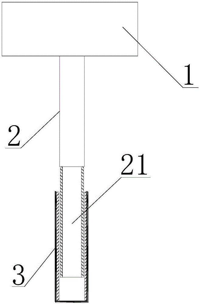 Device used for shear wall elevation and levelness control and use method thereof