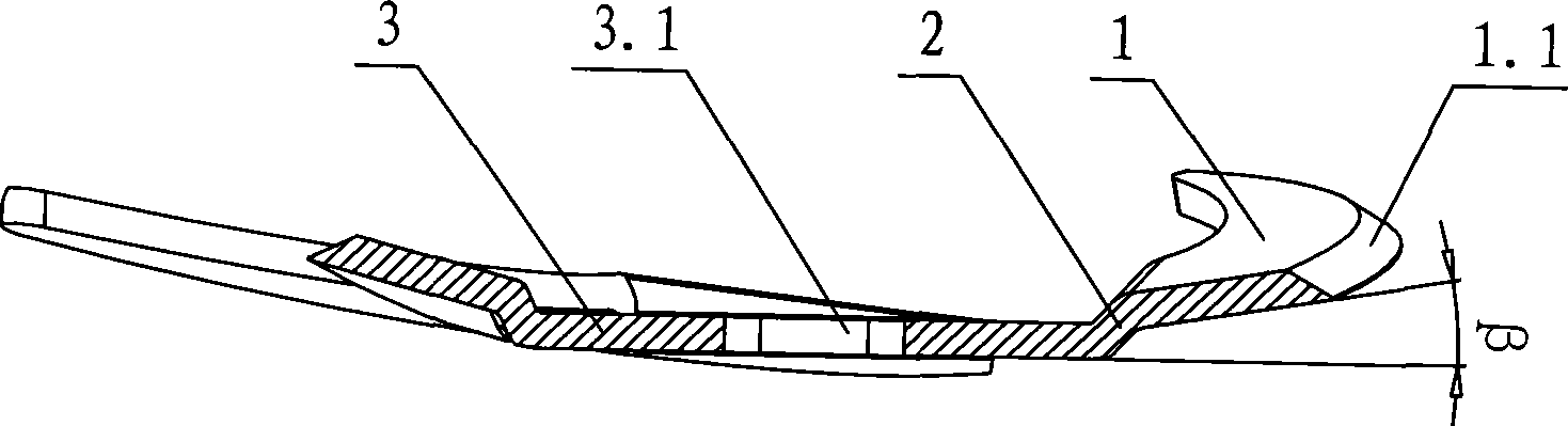 Tool for food processing machine