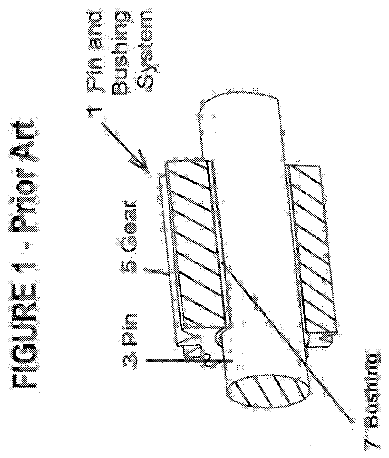 Bearing type gear system for underground mining equipment