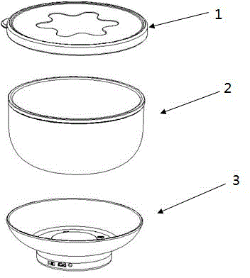 Heat insulation bowl with electric heating tray