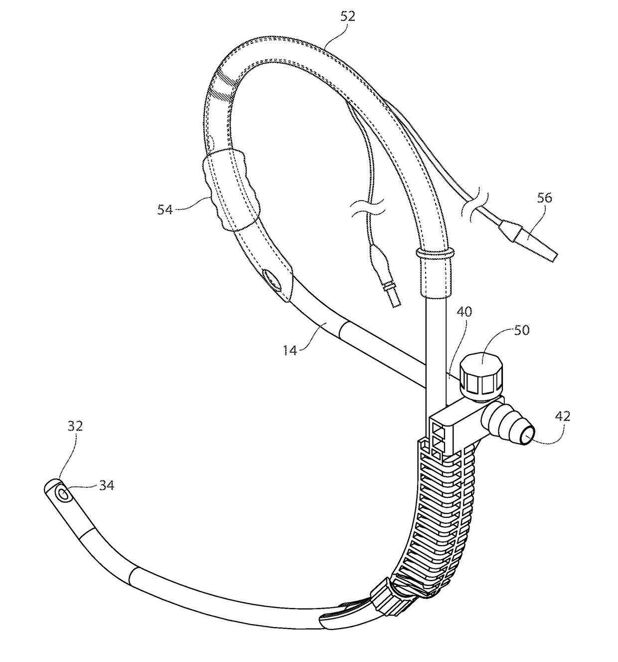 Device for gripping and directing bougies for intubation