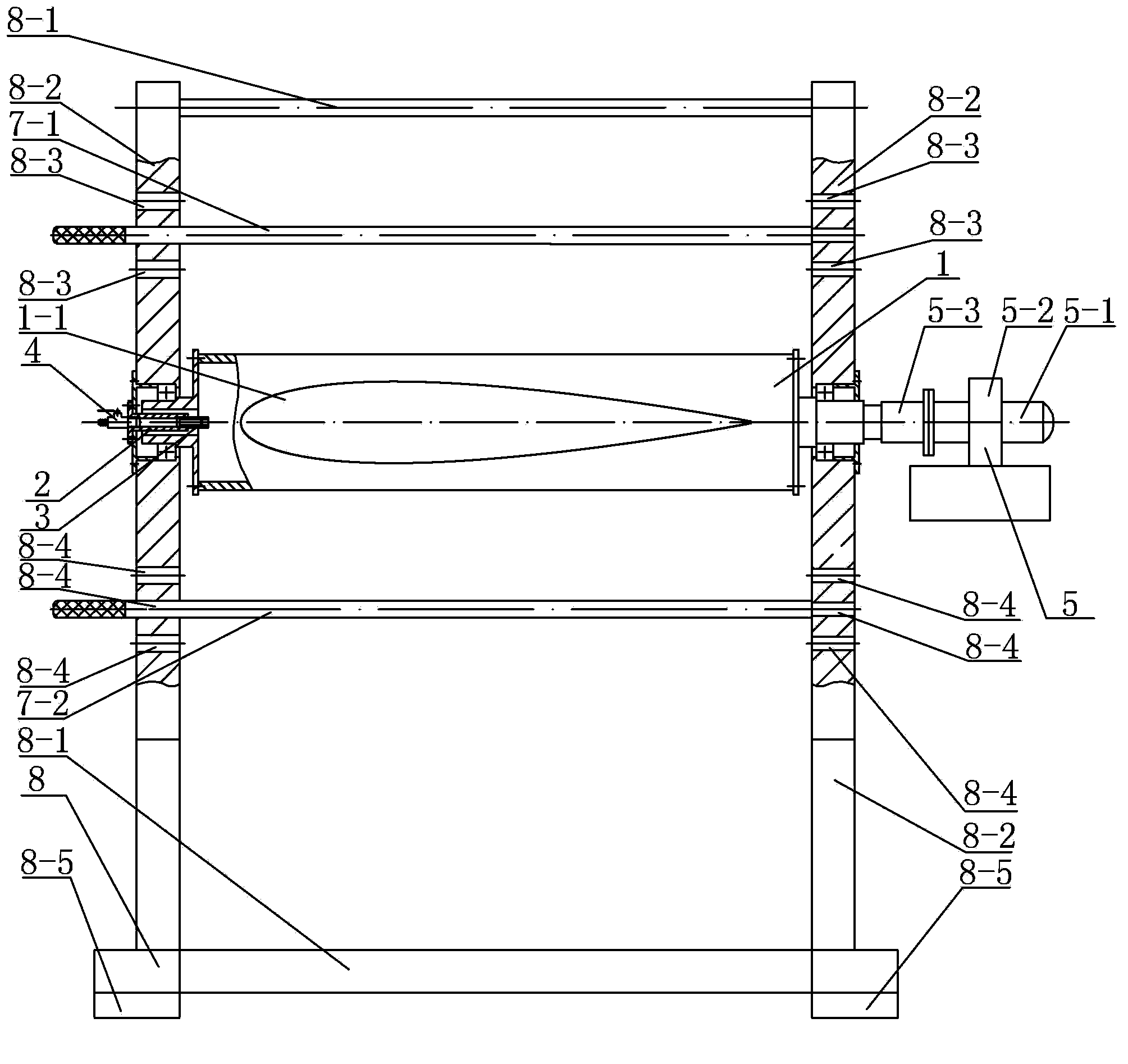 Inflation/deflation type air bag unfolding and coiling device