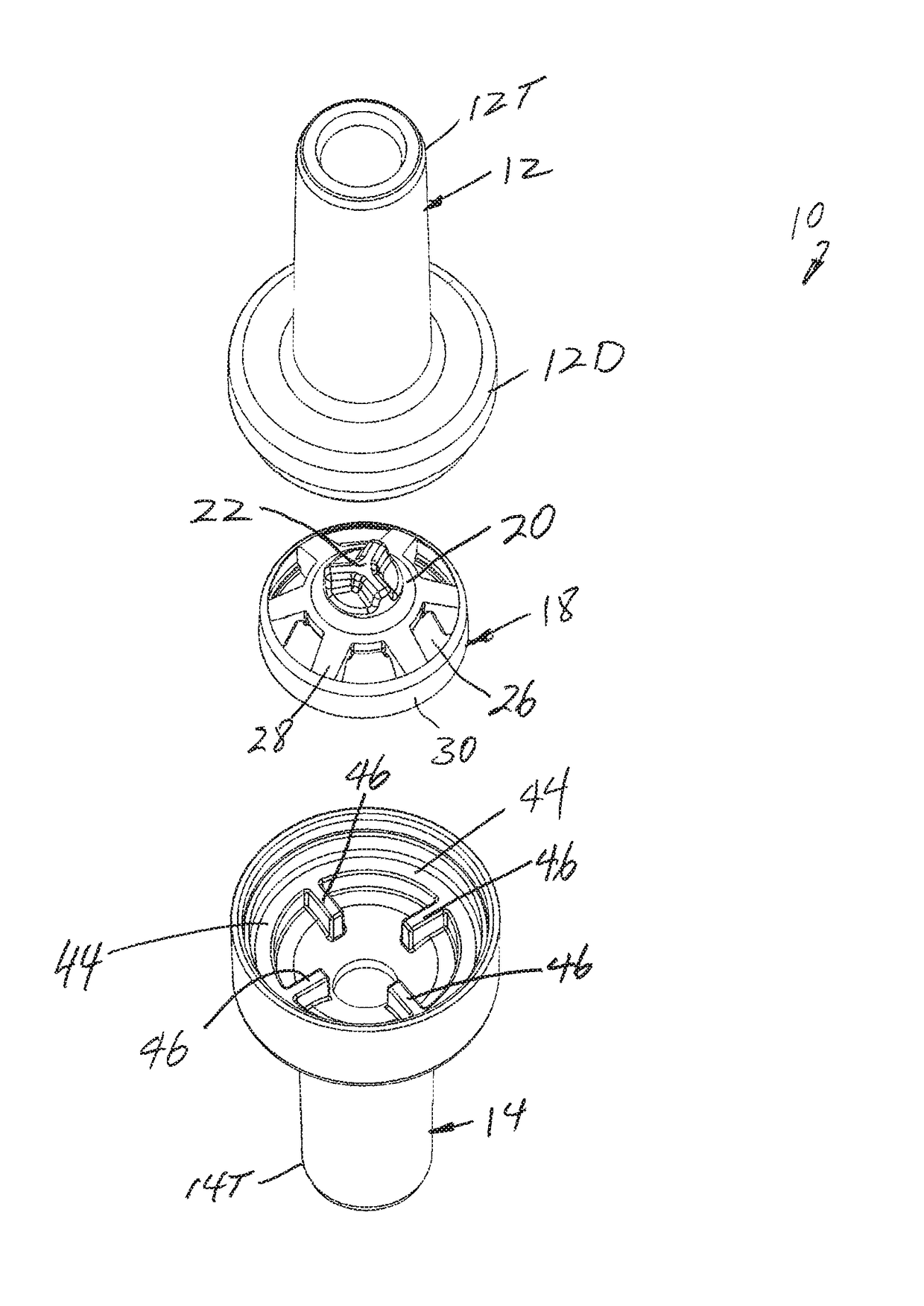 High pressure dome check valve