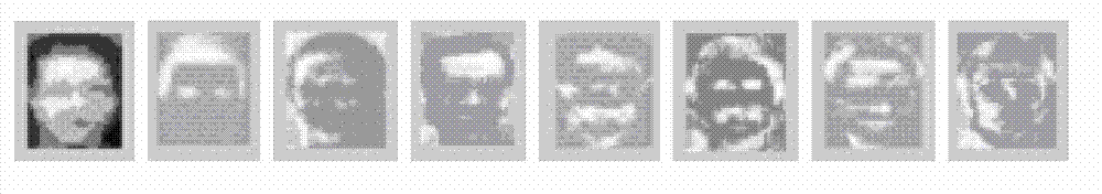 Method for extracting and recognizing facial features