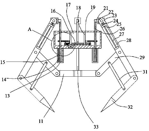 Milling machining clamping device