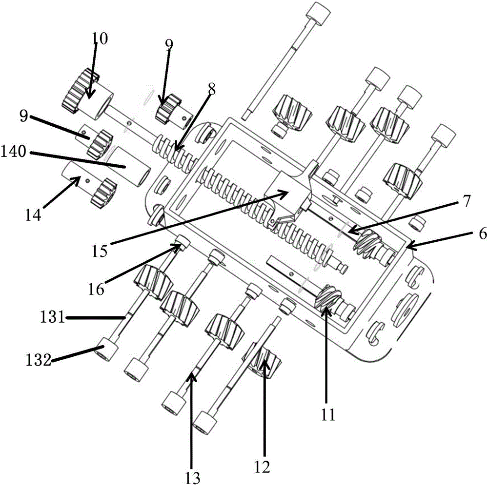 Phase shifter transmission device