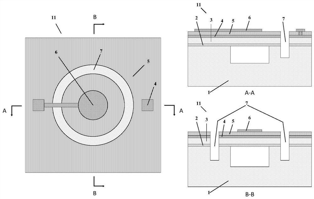 Mems ultrasonic transducer with high emission performance