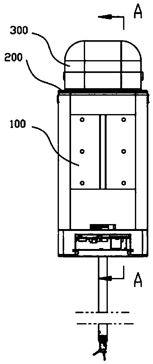 Aseptic separator and surgically assisted robot instrument system