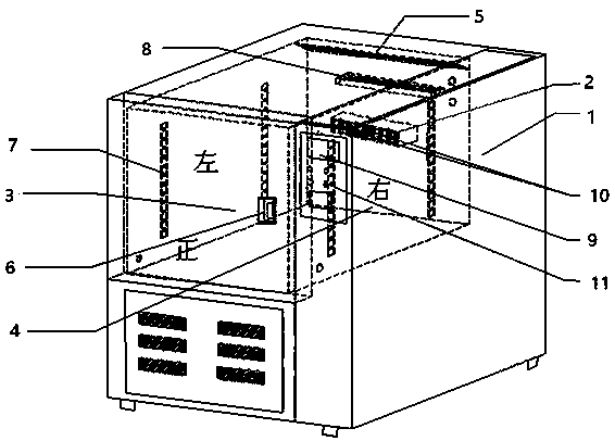 Accelerated aging test system for semiconductor component