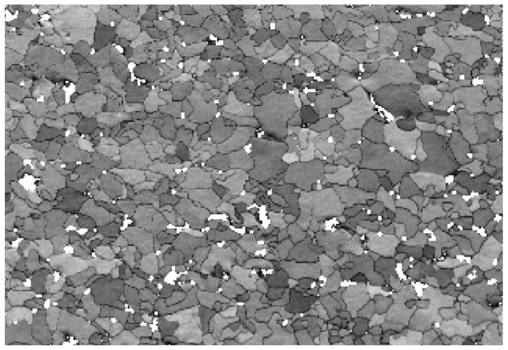 A method for quantitatively characterizing the grain size of the main phase structure of multiphase materials