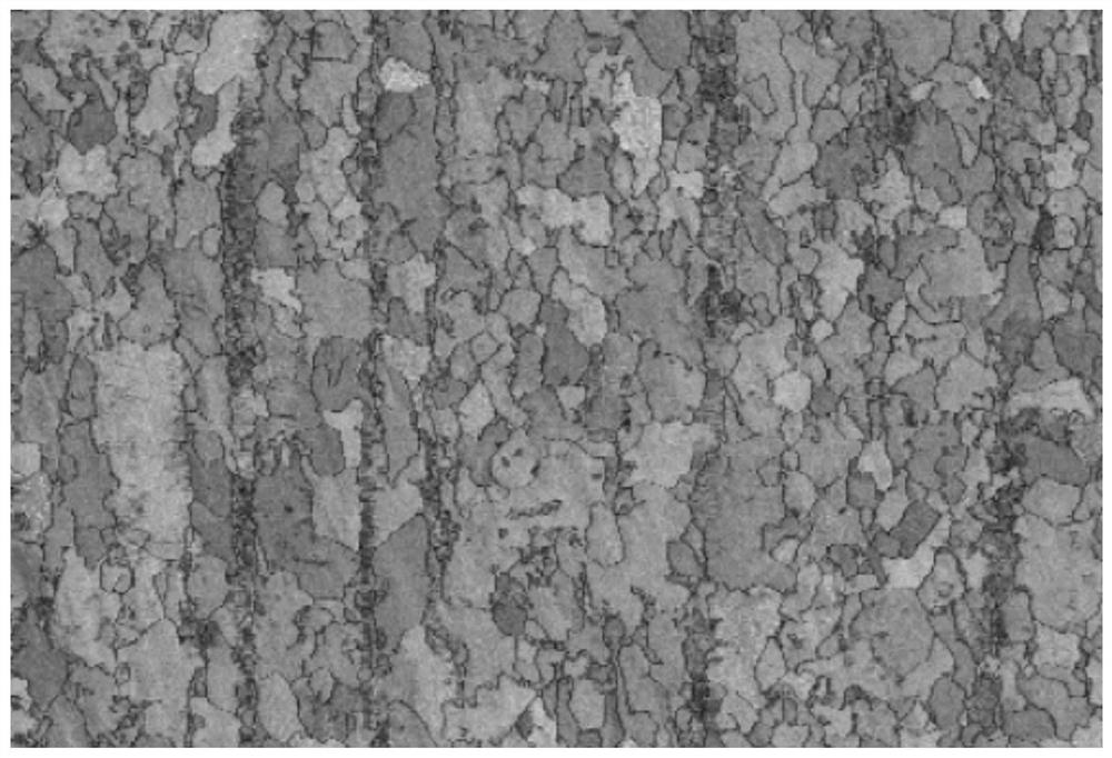 A method for quantitatively characterizing the grain size of the main phase structure of multiphase materials