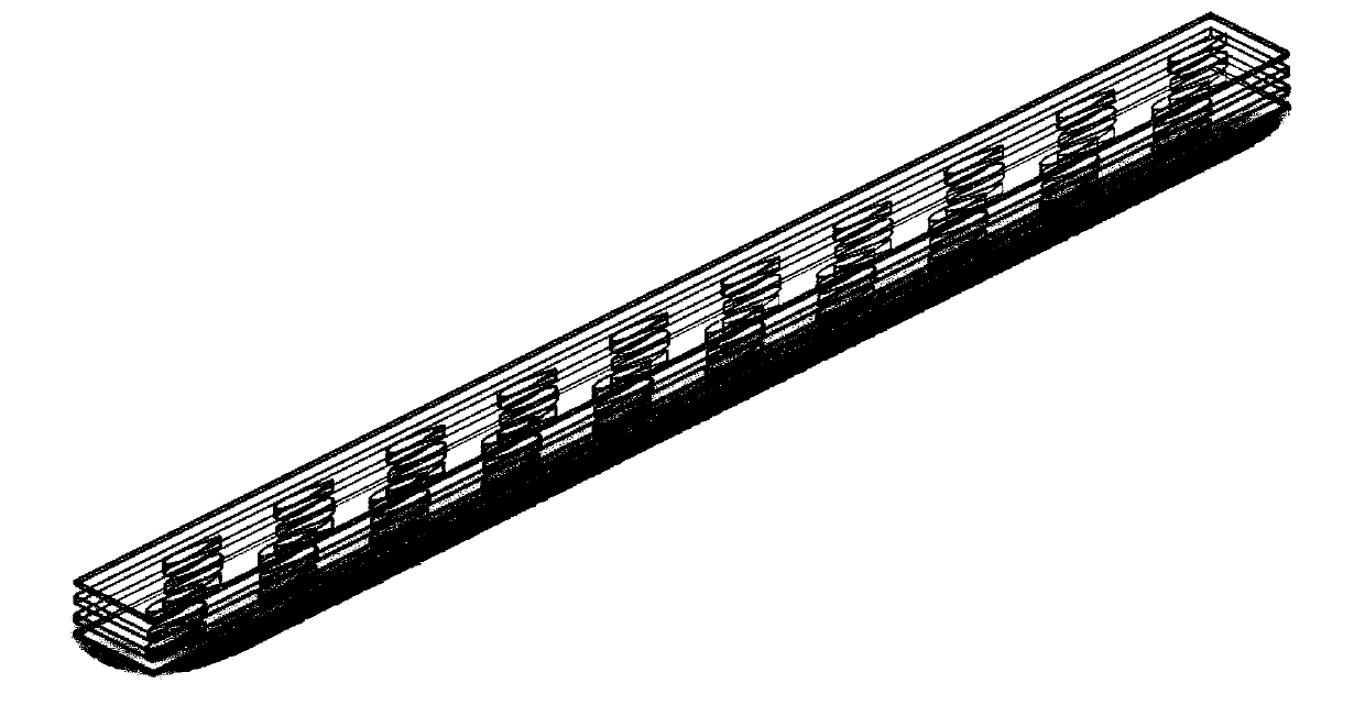 Heat exchange plate with streamlined rib structure and printed circuit board heat exchanger including it