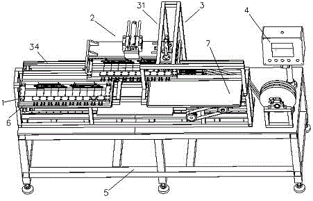 Antenna terminal pressing equipment