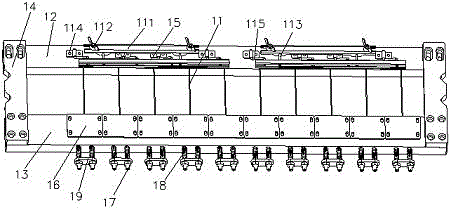 Antenna terminal pressing equipment