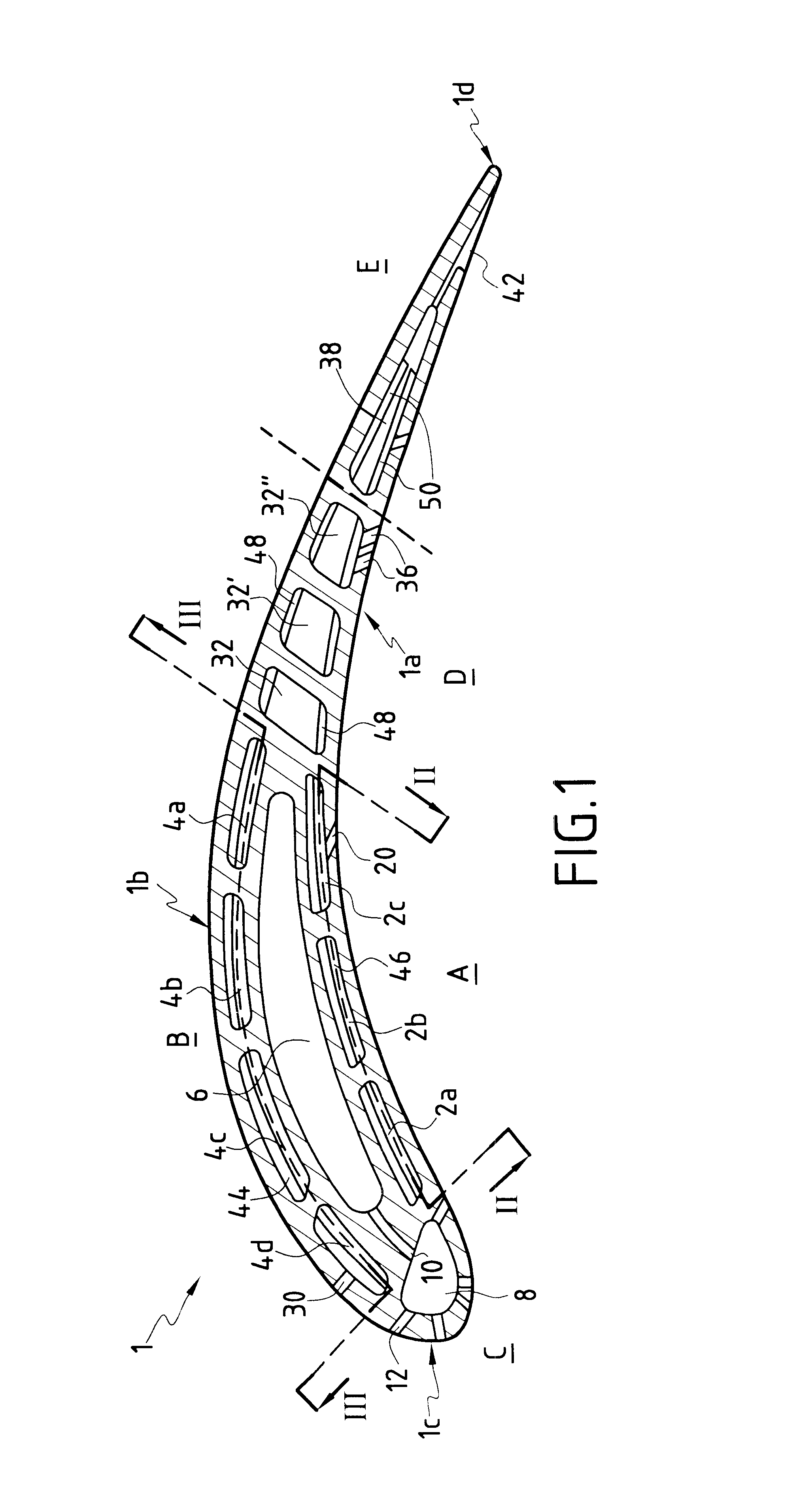 Gas turbine blade cooling circuits