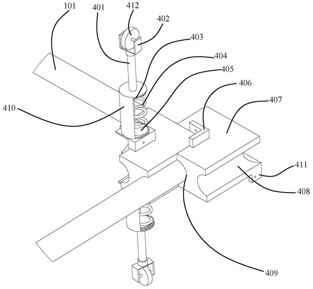 A new energy vehicle folding table