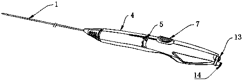 One-handed knitted intravascular stent conveying system and using method thereof