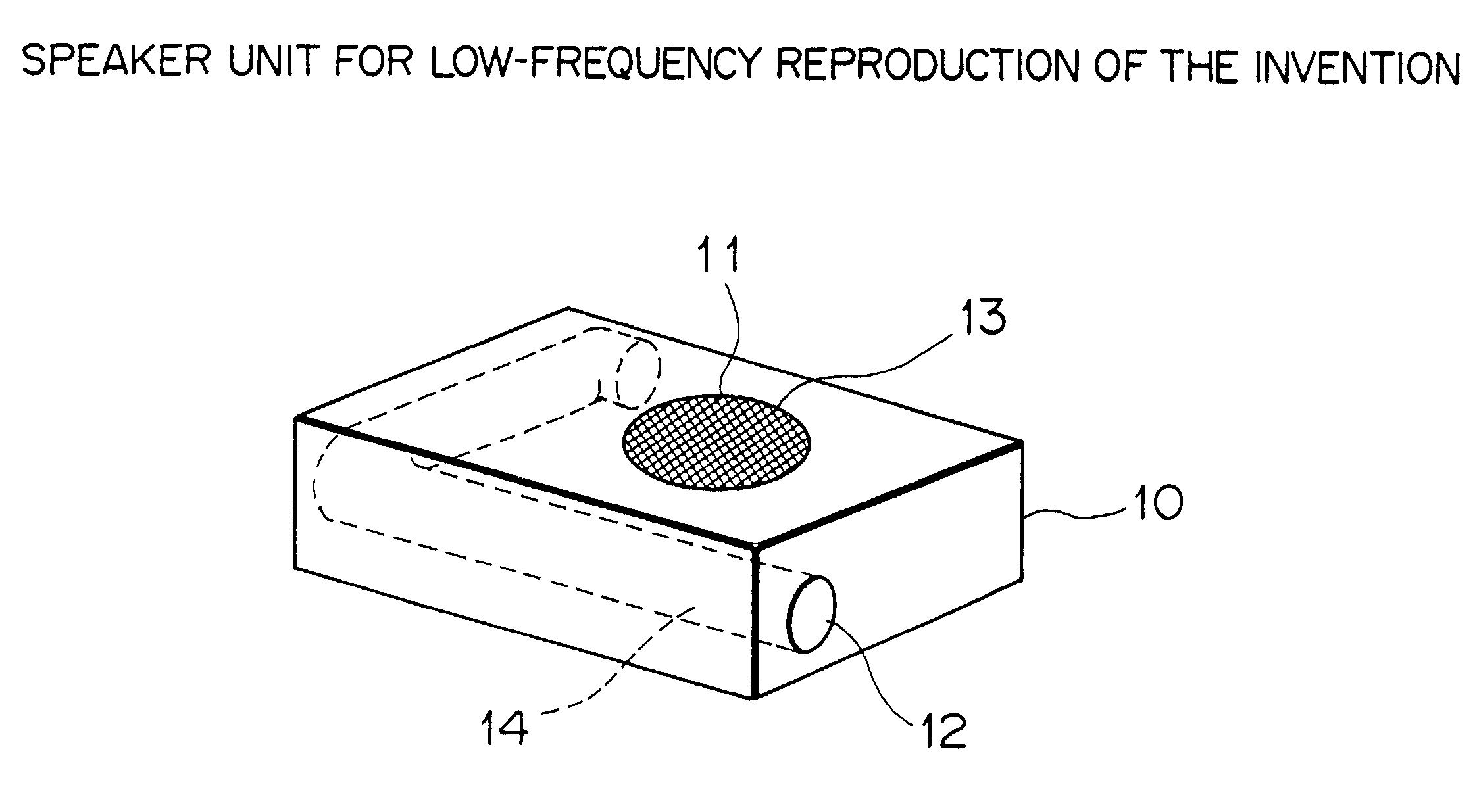 Speaker unit for low frequency reproduction