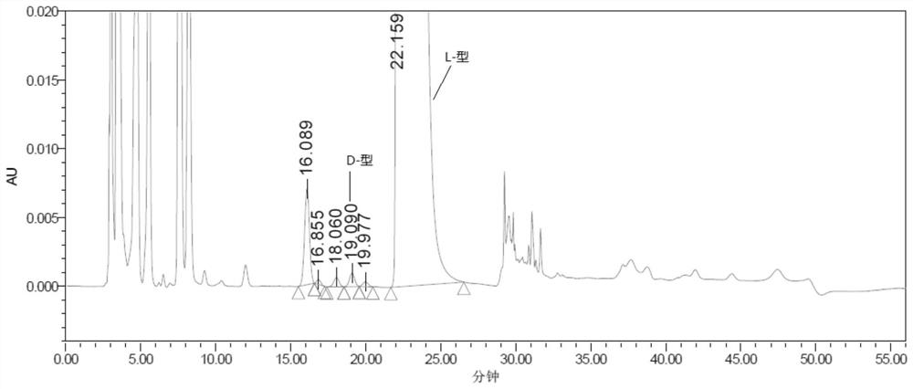 A kind of detection method of l-2-amino-5-guanidinovaleric acid enantiomer