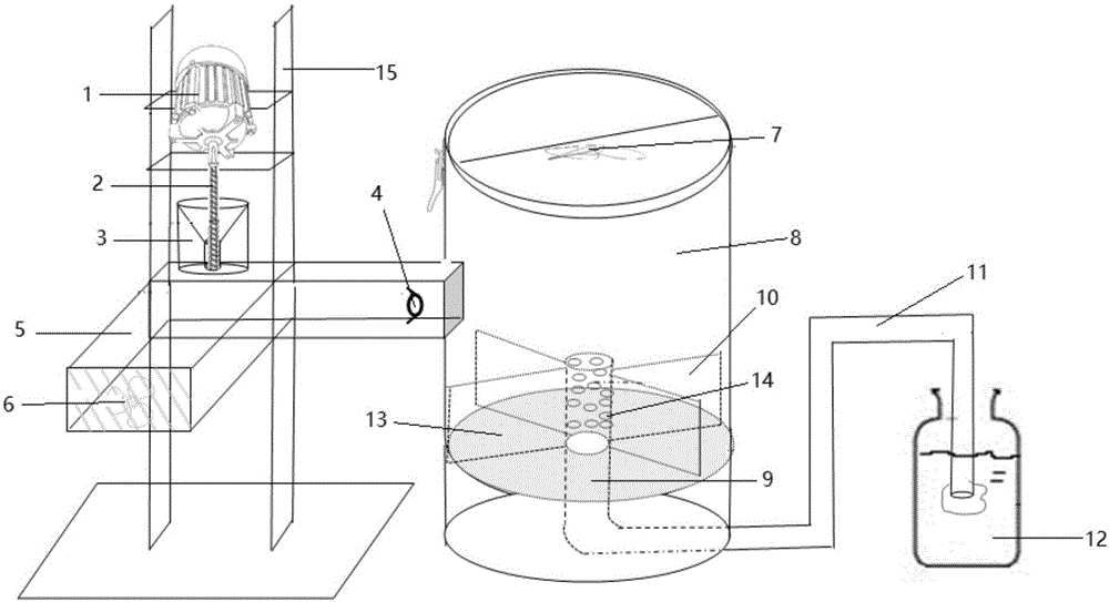 Fine particle inhaling device for building animal injury model