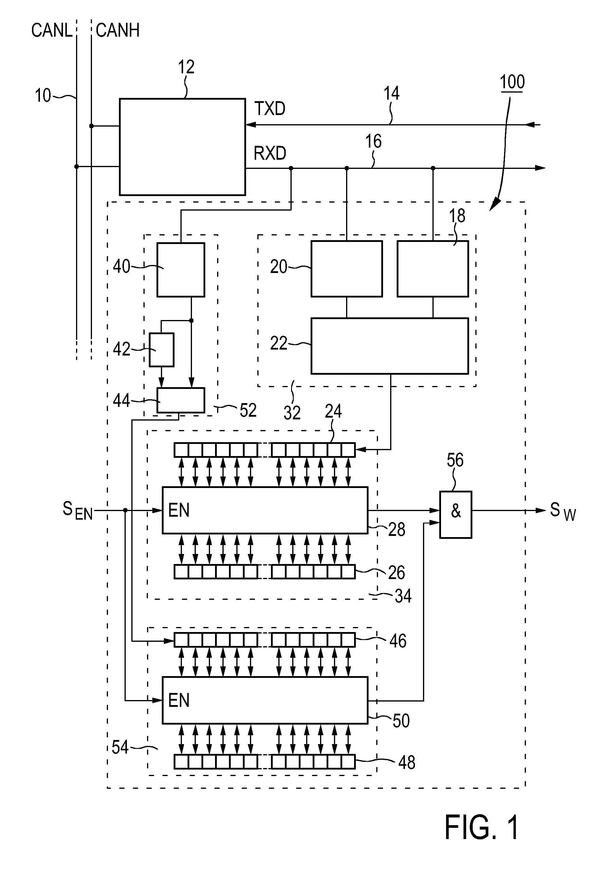 Pattern detection for partial networking