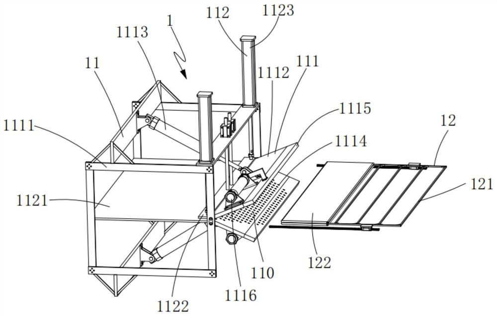 High-strength and high-toughness heat-sealing bottom-pasting bag folding and mouth pasting device