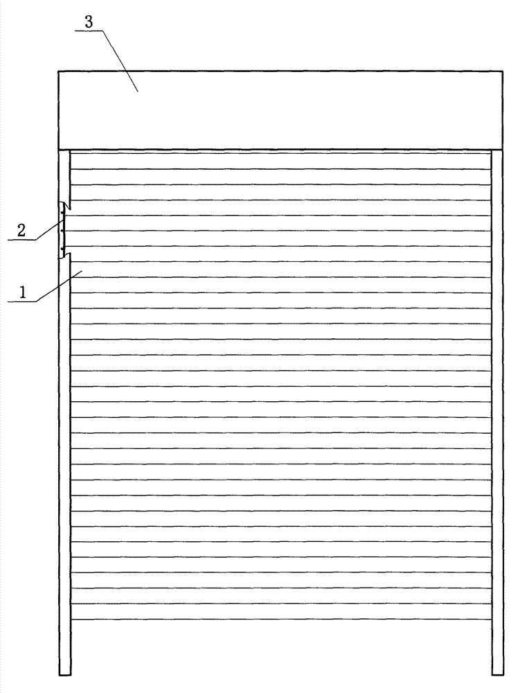 Protective rails for rolling shutter doors