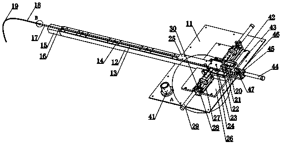 Feeding device of deep-water cage for marine shrimp and crap capturing in aquaculture