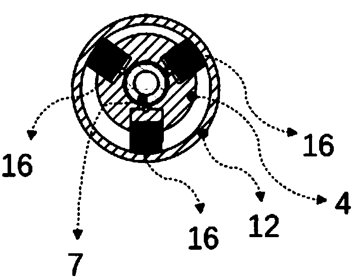 Bidirectional force-bearing slurry bearing device and rotating guiding tool utilizing same