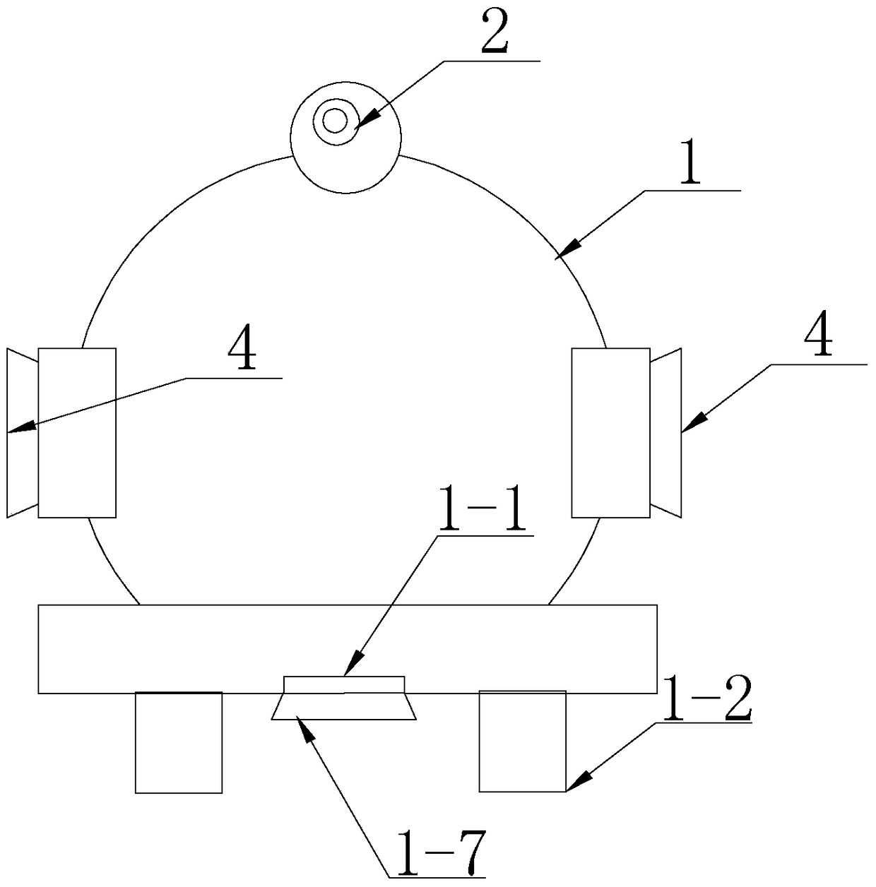 Method for realizing cleaning and patrolling by movable machine room cleaning and patrolling device