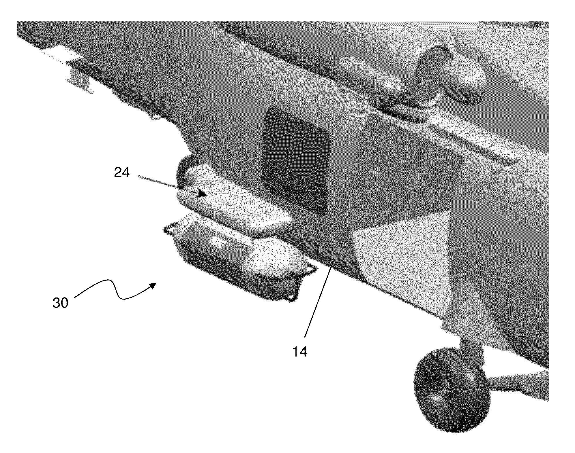 Helicopter external life raft pod