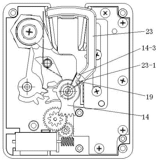 A lock with electromechanical double opening function