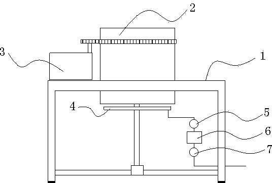 Tea-frying machine