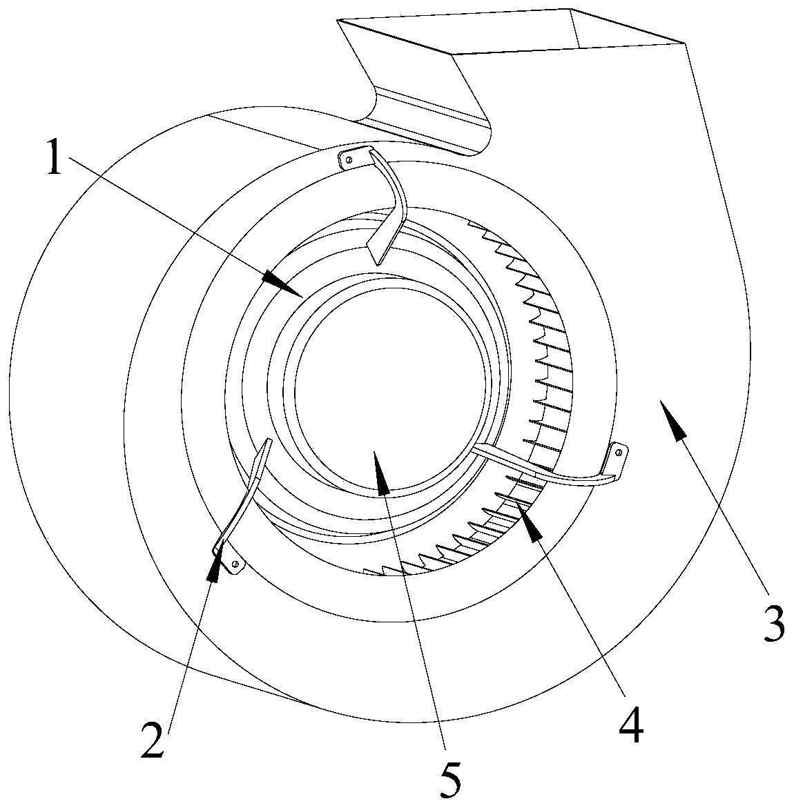 Range hood and motor support thereof