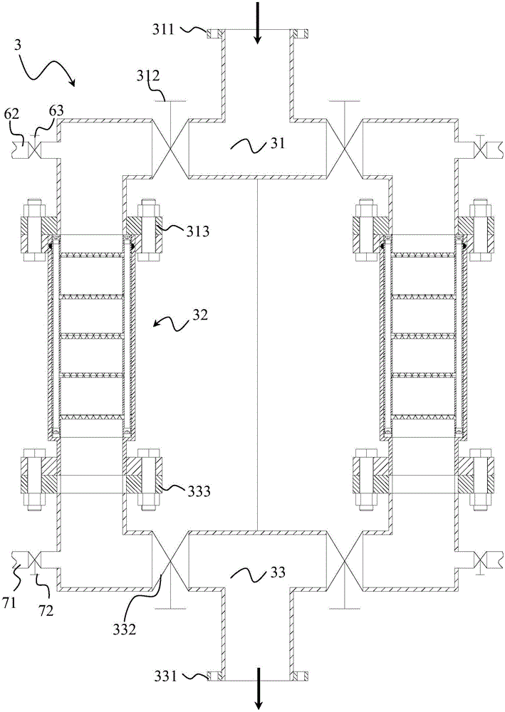 Water cutting machine tool and filtering method