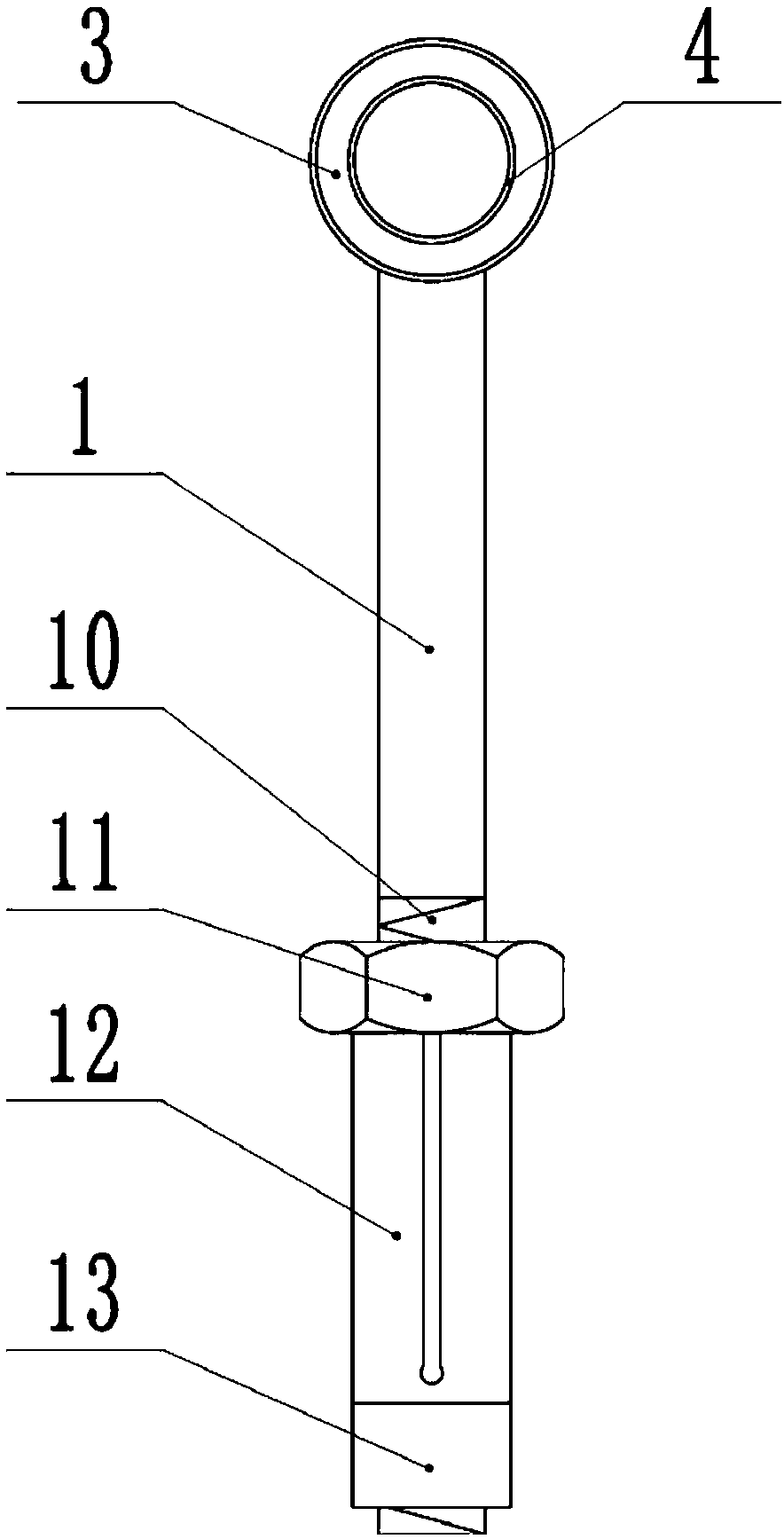 Installation construction technology of open mounted lightning receiving strip supported by casing pipe