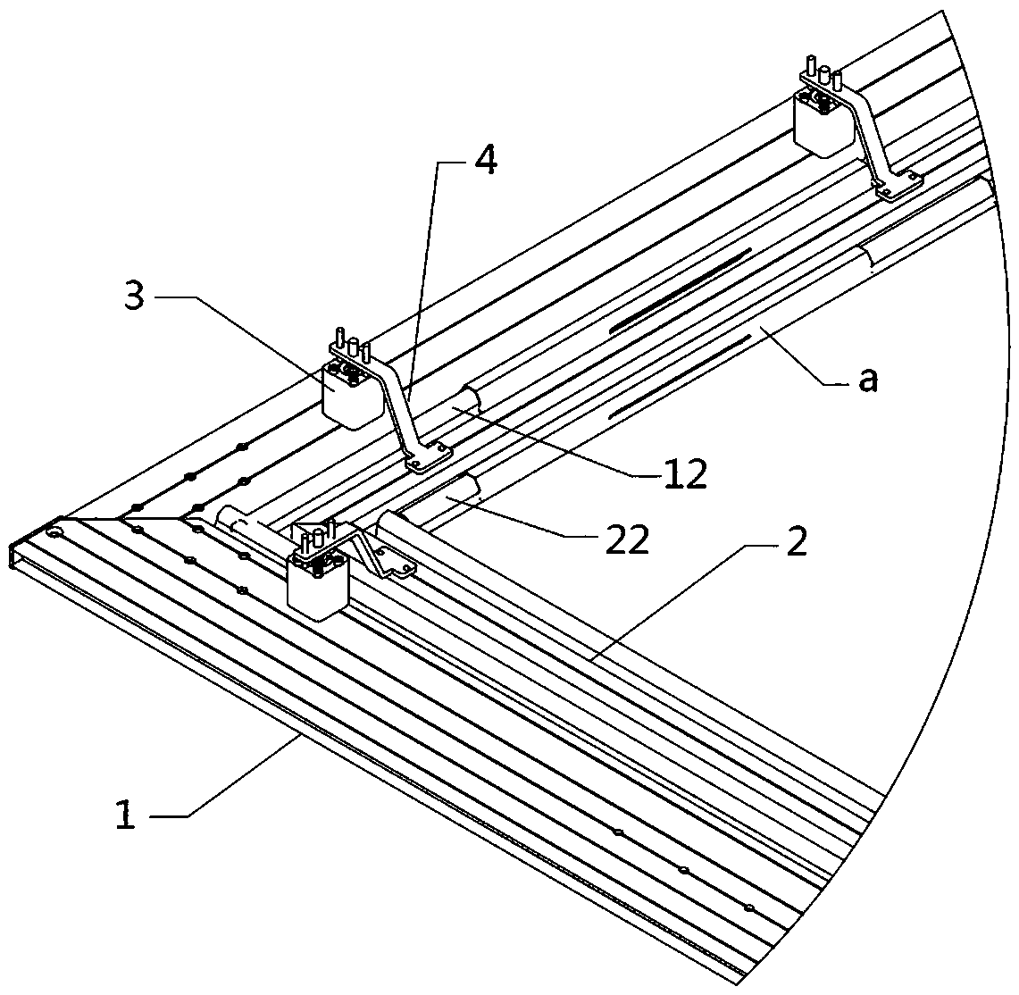 Embroidered material clamping frame system for dual-layer embroidery