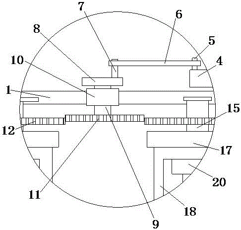 Processing stirring machine for plastic products