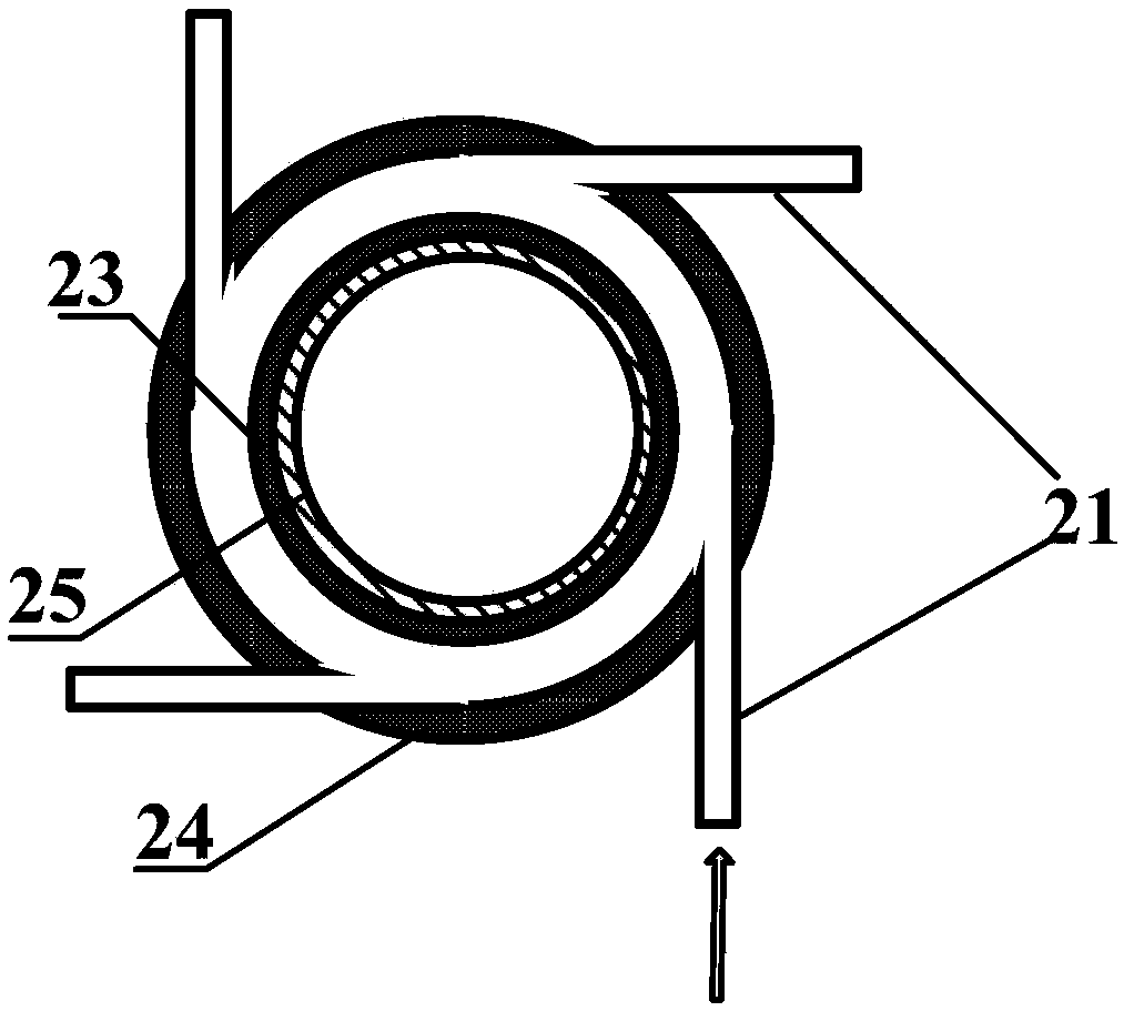 Device for treating waste gas by microwave plasma