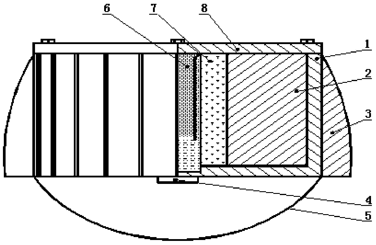 High-power LED (Light Emitting Diode) phase-change temperature control device with heat pipes