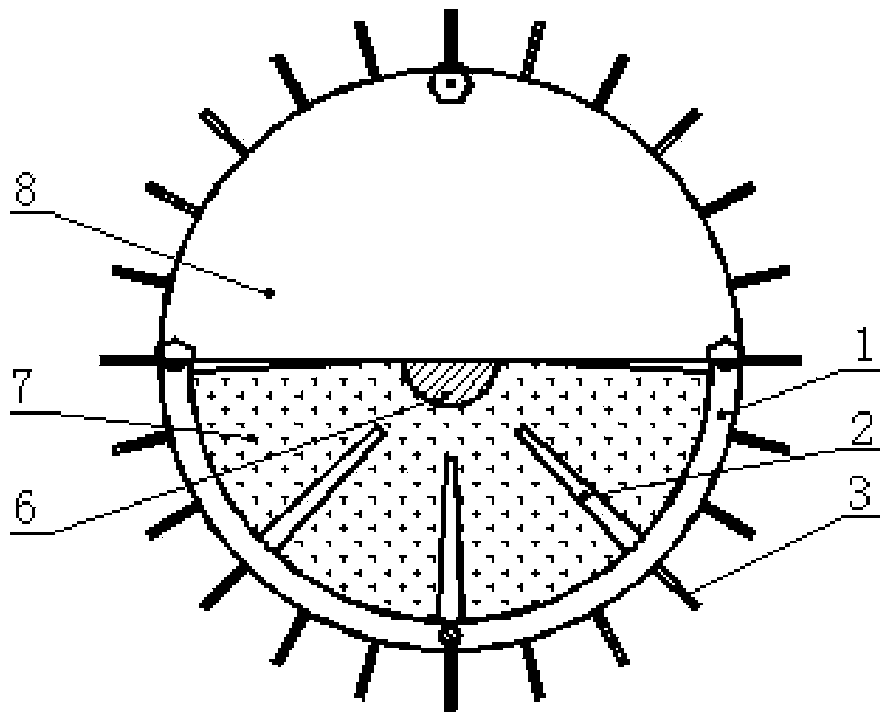 High-power LED (Light Emitting Diode) phase-change temperature control device with heat pipes