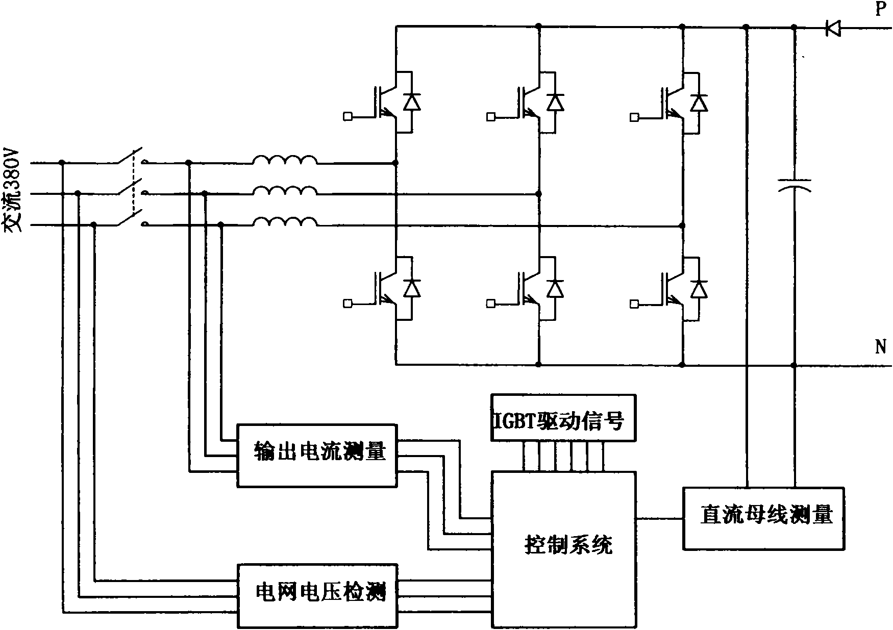 PWM rectification type energy feedback device