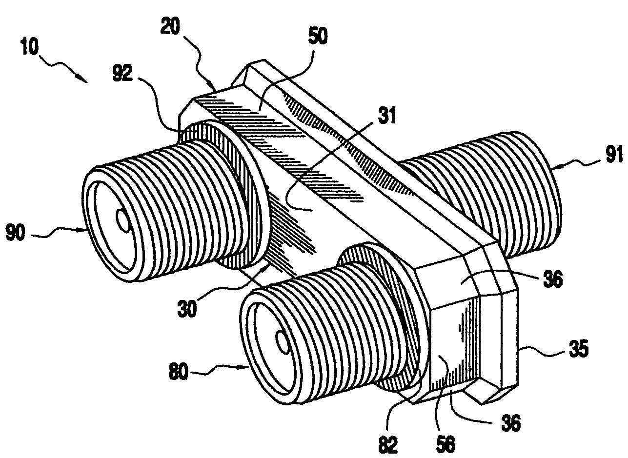 Electric signal splitters