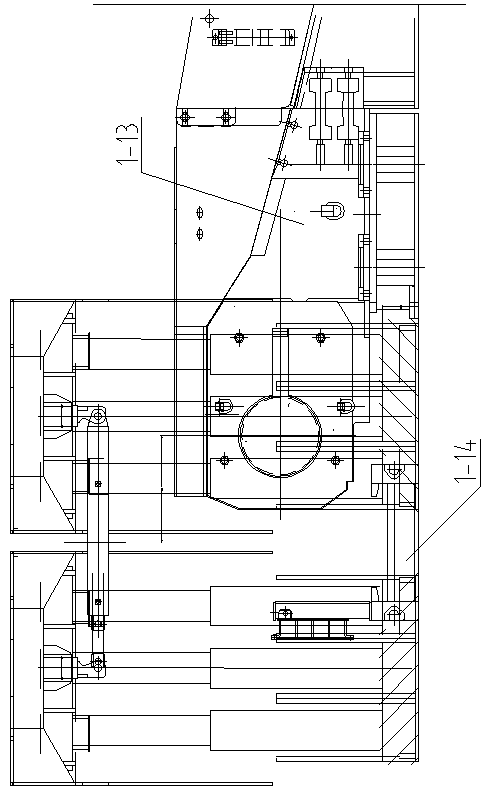 Hydraulic support device and supporting method based on extending in roadway