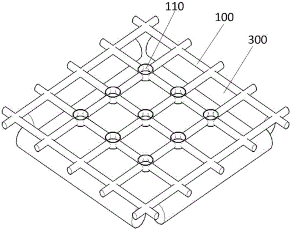 Submerged plant light supplementing device