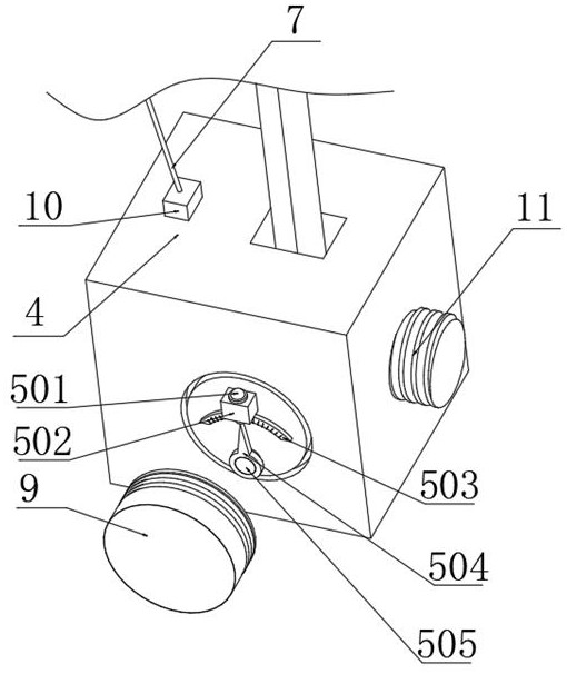 Steel structure building welding main beam monitoring device